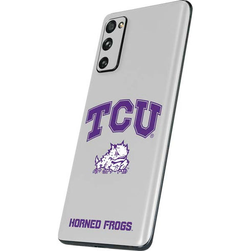 Texas Christian University Horned Frogs Logo Print Galaxy S20 Fan Edition Skin