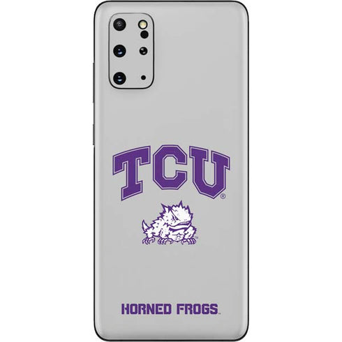 Texas Christian University Horned Frogs Logo Print Galaxy S20 Plus Skin