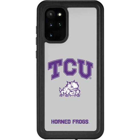 Texas Christian University Horned Frogs Logo Print Galaxy S20 Plus Waterproof Case