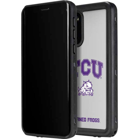 Texas Christian University Horned Frogs Logo Print Galaxy S20 Plus Waterproof Case