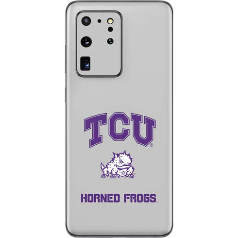 Texas Christian University Horned Frogs Logo Print Galaxy S20 Ultra 5G Skin
