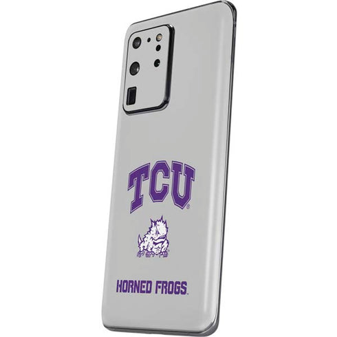 Texas Christian University Horned Frogs Logo Print Galaxy S20 Ultra 5G Skin