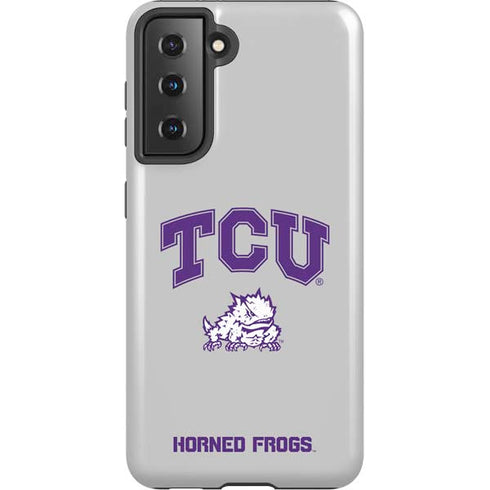 Texas Christian University Horned Frogs Logo Print Galaxy S21 5G Pro Case