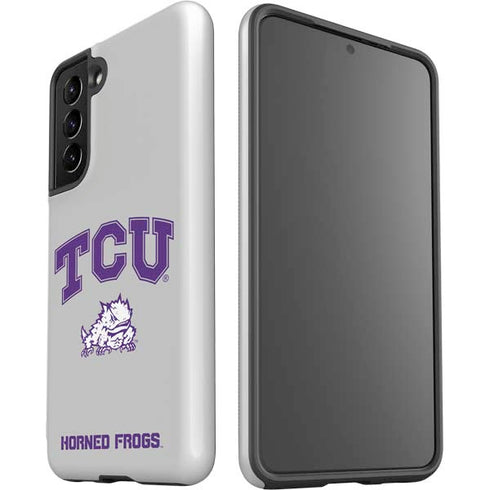 Texas Christian University Horned Frogs Logo Print Galaxy S21 5G Pro Case