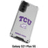 Texas Christian University Horned Frogs Logo Print Galaxy S21 Plus 5G Clear Case
