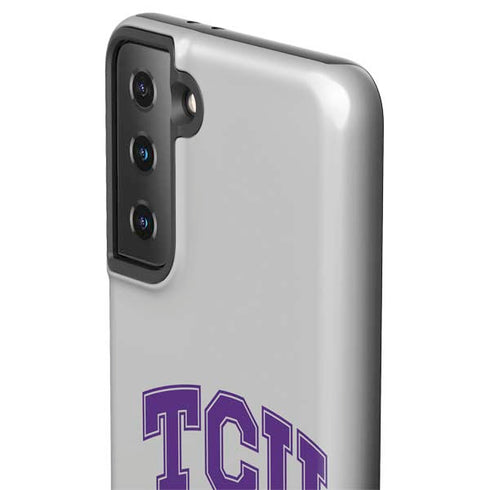 Texas Christian University Horned Frogs Logo Print Galaxy S21 Plus 5G Pro Case