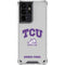 Texas Christian University Horned Frogs Logo Print Galaxy S21 Ultra 5G Clear Case