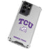 Texas Christian University Horned Frogs Logo Print Galaxy S21 Ultra 5G Clear Case