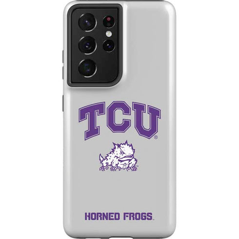 Texas Christian University Horned Frogs Logo Print Galaxy S21 Ultra 5G Pro Case