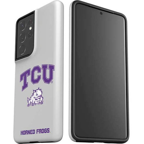 Texas Christian University Horned Frogs Logo Print Galaxy S21 Ultra 5G Pro Case