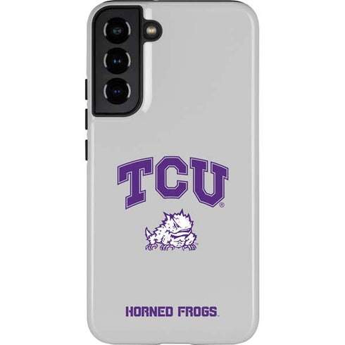 Texas Christian University Horned Frogs Logo Print Galaxy S22 Plus Pro Case