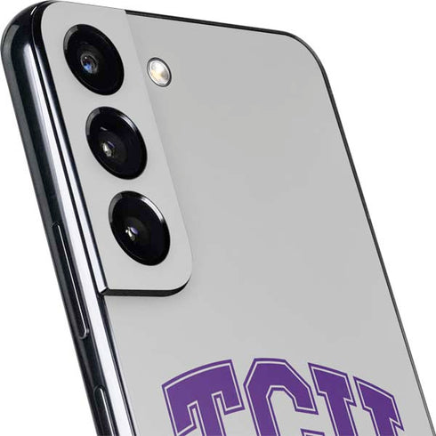 Texas Christian University Horned Frogs Logo Print Galaxy S22 Skin