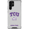 Texas Christian University Horned Frogs Logo Print Galaxy S22 Ultra Clear Case