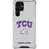 Texas Christian University Horned Frogs Logo Print Galaxy S22 Ultra Clear Case