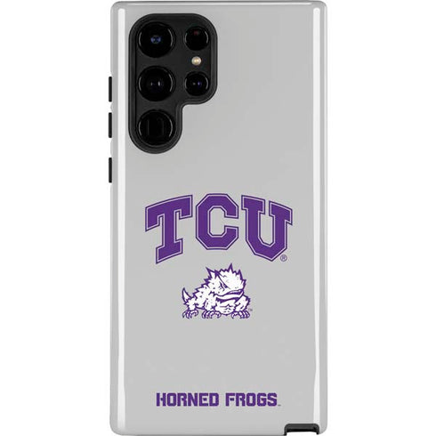 Texas Christian University Horned Frogs Logo Print Galaxy S22 Ultra Pro Case