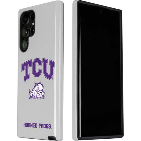 Texas Christian University Horned Frogs Logo Print Galaxy S22 Ultra Pro Case