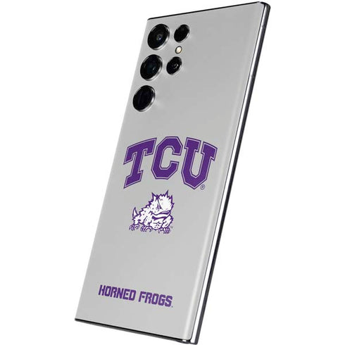 Texas Christian University Horned Frogs Logo Print Galaxy S22 Ultra Skin