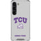 Texas Christian University Horned Frogs Logo Print Galaxy S23 Clear Case