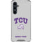 Texas Christian University Horned Frogs Logo Print Galaxy S23 FE Clear Case