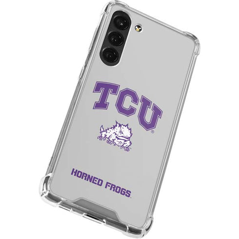 Texas Christian University Horned Frogs Logo Print Galaxy S23 Plus Clear Case