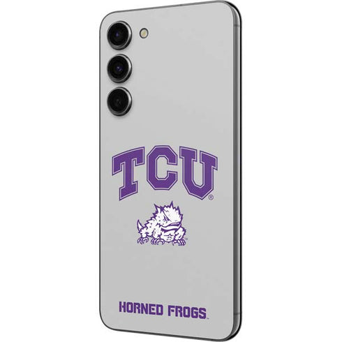 Texas Christian University Horned Frogs Logo Print Galaxy S23 Plus Skin