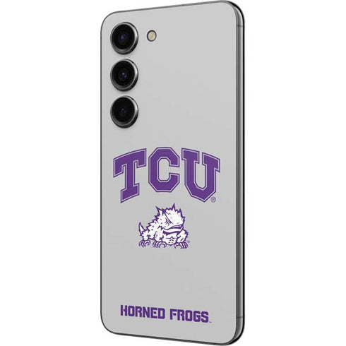 Texas Christian University Horned Frogs Logo Print Galaxy S23 Skin