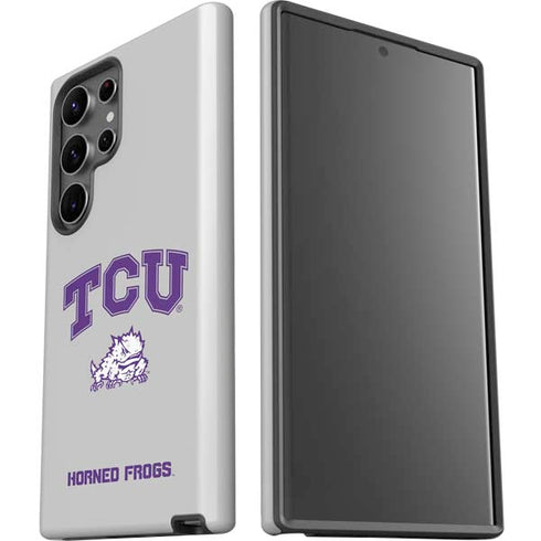 Texas Christian University Horned Frogs Logo Print Galaxy S23 Ultra Pro Case