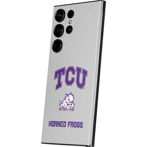 Texas Christian University Horned Frogs Logo Print Galaxy Skins