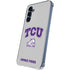 Texas Christian University Horned Frogs Logo Print Galaxy S24 Clear Case