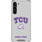 Texas Christian University Horned Frogs Logo Print Galaxy S24 FE Clear Case
