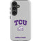 Texas Christian University Horned Frogs Logo Print Galaxy S25 Impact Case