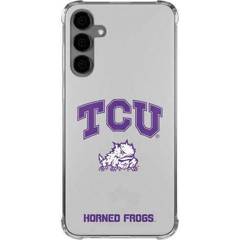 Texas Christian University Horned Frogs Logo Print Galaxy S24 Plus Clear Case