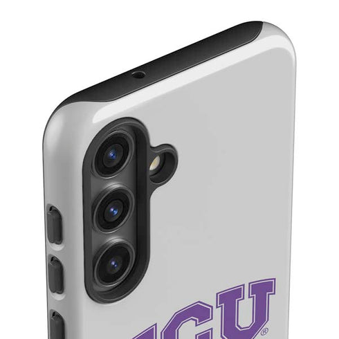 Texas Christian University Horned Frogs Logo Print Galaxy S24 Plus Impact Case