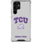Texas Christian University Horned Frogs Logo Print Galaxy S24 Ultra Clear Case