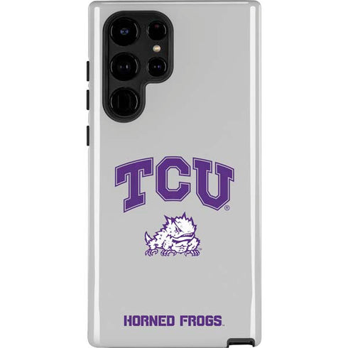 Texas Christian University Horned Frogs Logo Print Galaxy Cases