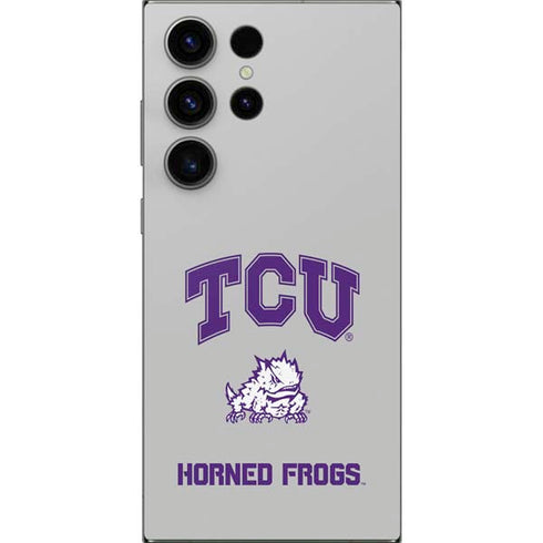 Texas Christian University Horned Frogs Logo Print Galaxy S24 Ultra Skin
