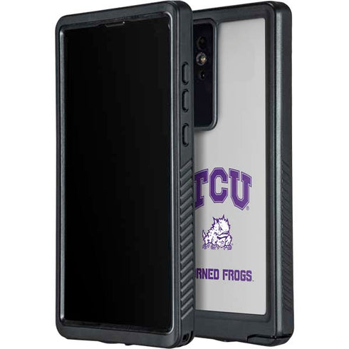 Texas Christian University Horned Frogs Logo Print Galaxy S24 Ultra Waterproof Case