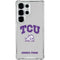 Texas Christian University Horned Frogs Logo Print Galaxy S25 Ultra Clear Case
