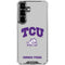 Texas Christian University Horned Frogs Logo Print Galaxy S26 Clear Case
