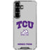 Texas Christian University Horned Frogs Logo Print Galaxy S26 Clear Case