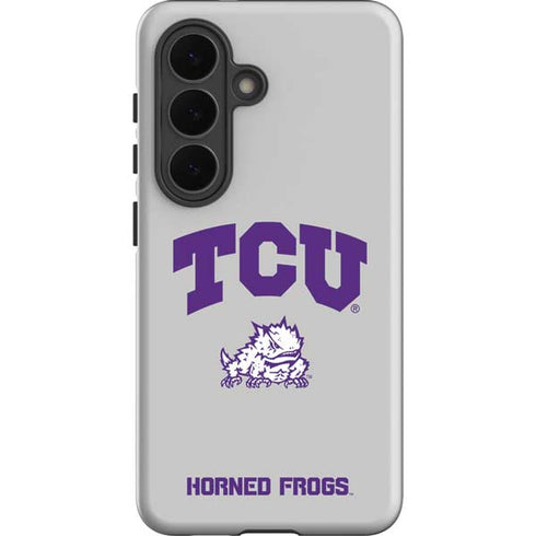 Texas Christian University Horned Frogs Logo Print Galaxy S26 Impact Case