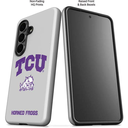 Texas Christian University Horned Frogs Logo Print Galaxy S26 Impact Case