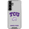 Texas Christian University Horned Frogs Logo Print Galaxy S26 Plus Clear Case