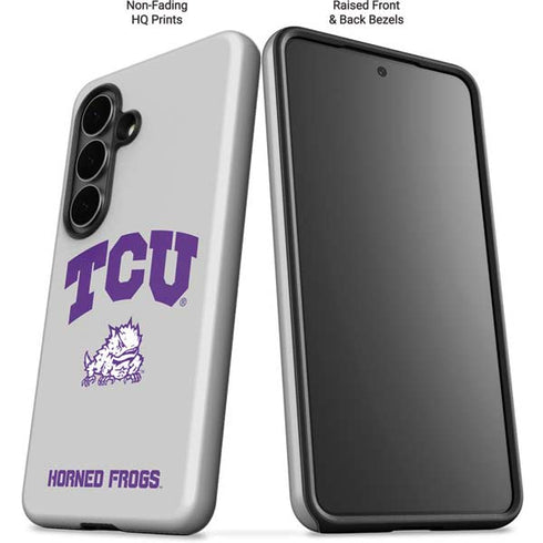 Texas Christian University Horned Frogs Logo Print Galaxy S26 Plus Impact Case