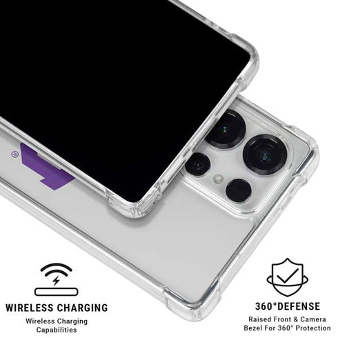 Texas Christian University Horned Frogs Logo Print Galaxy S26 Ultra Clear Case