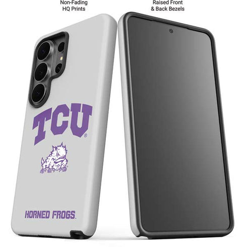 Texas Christian University Horned Frogs Logo Print Galaxy S26 Ultra Impact Case