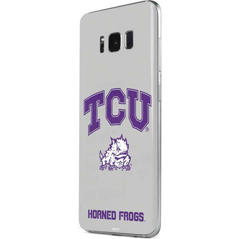 Texas Christian University Horned Frogs Logo Print Galaxy S8 Skin