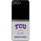 Texas Christian University Horned Frogs Logo Print Galaxy Z Flip6 Skin