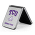 Texas Christian University Horned Frogs Logo Print Galaxy Z Flip6 Skin