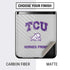 Texas Christian University Horned Frogs Logo Print Galaxy Z Flip Skin